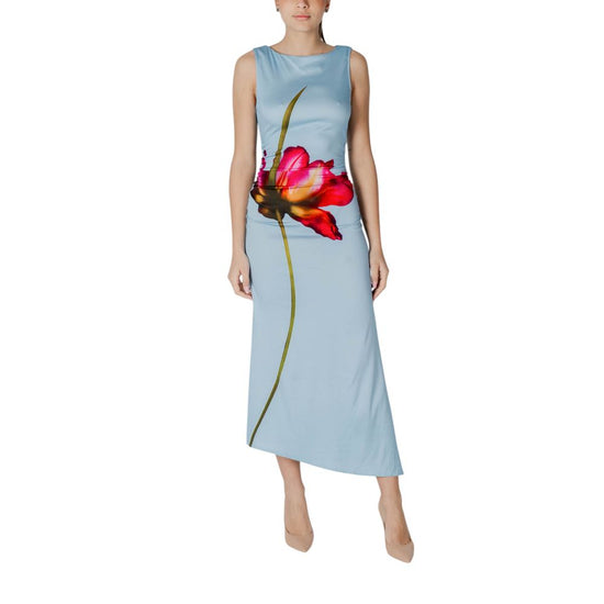 Blue Viscose Dress