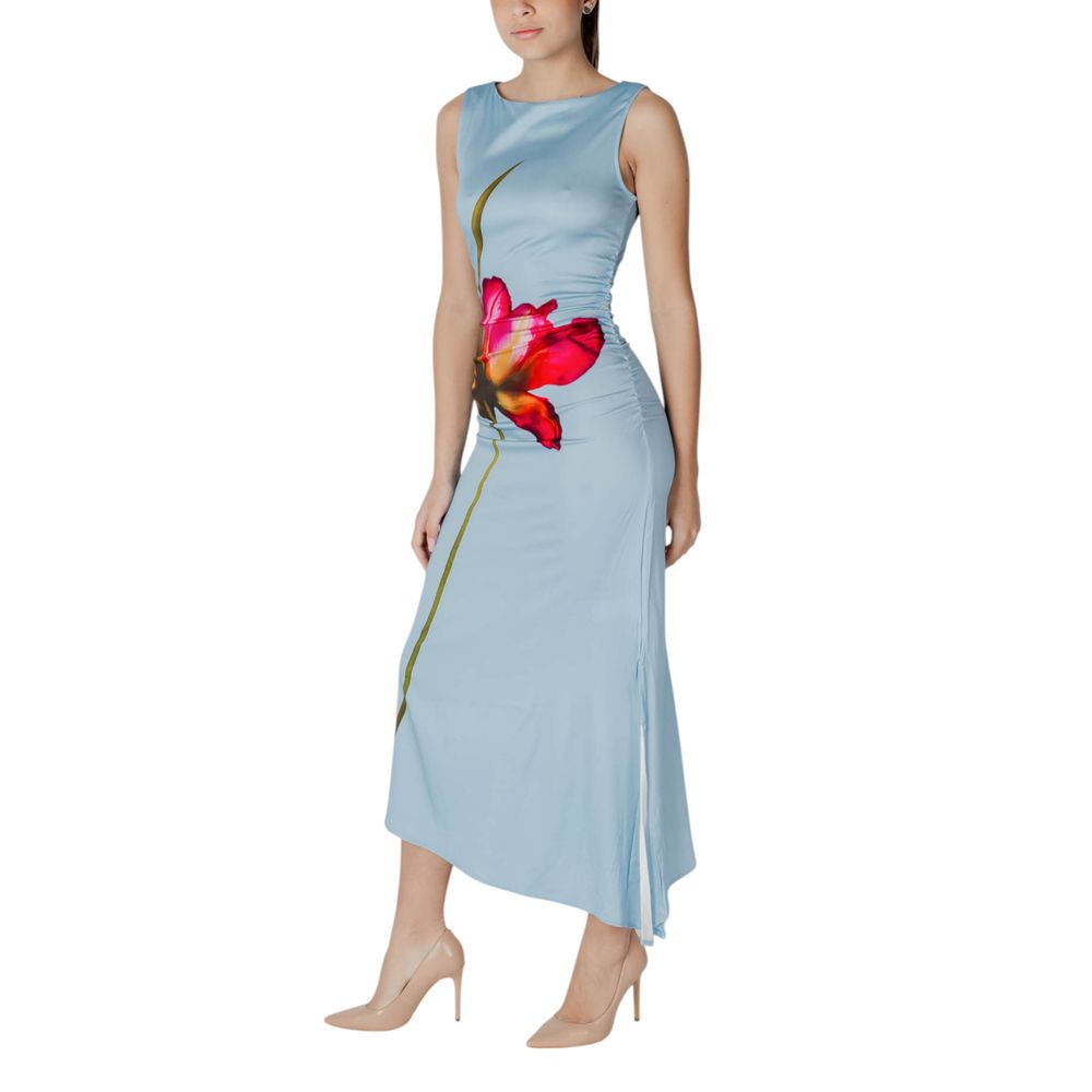 Blue Viscose Dress