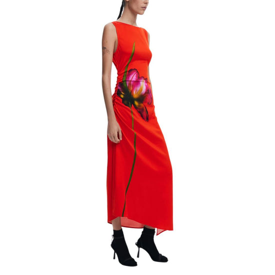 Red Viscose Dress