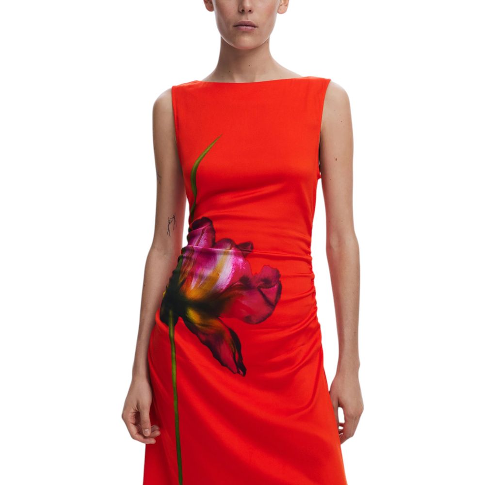 Red Viscose Dress