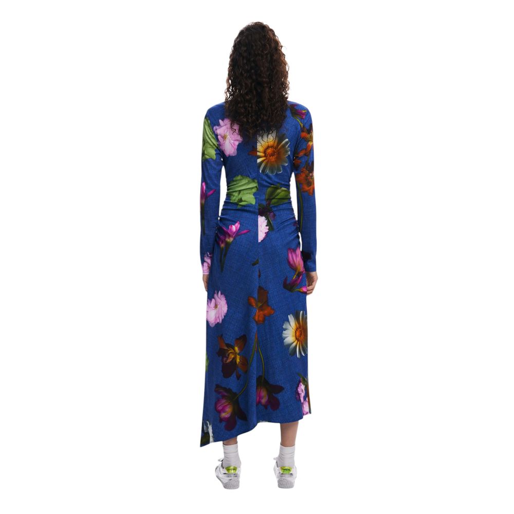 Blue Viscose Dress