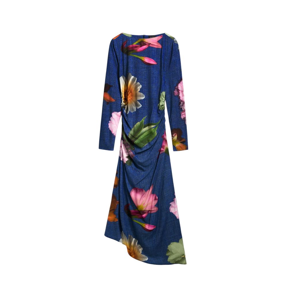 Blue Viscose Dress