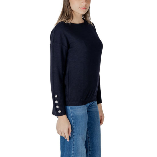 Blue Polyester Tops & T-Shirt