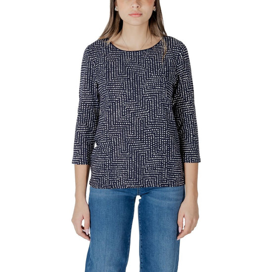 Blue Viscose Tops & T-Shirt