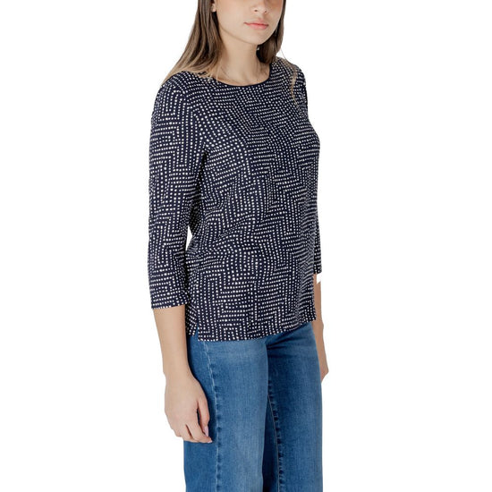 Blue Viscose Tops & T-Shirt