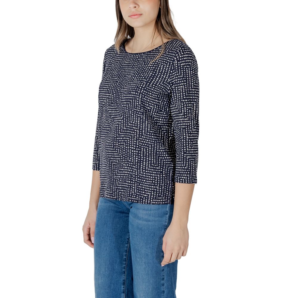 Blue Viscose Tops & T-Shirt