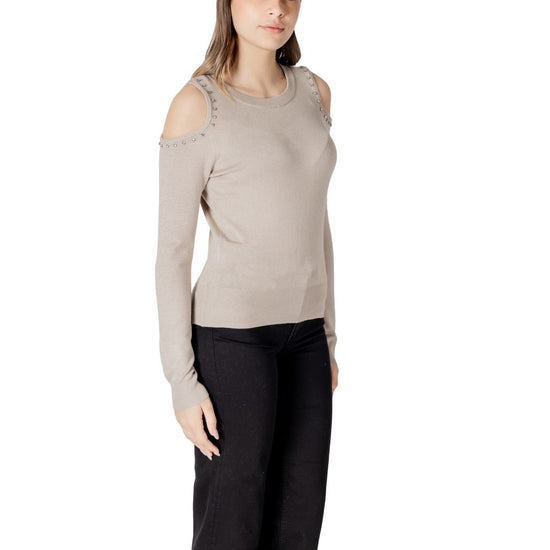 Beige Viscose Tops & T-Shirt