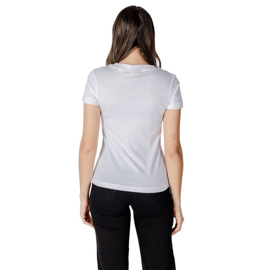 White Cotton Rigenerato Tops & T-Shirt