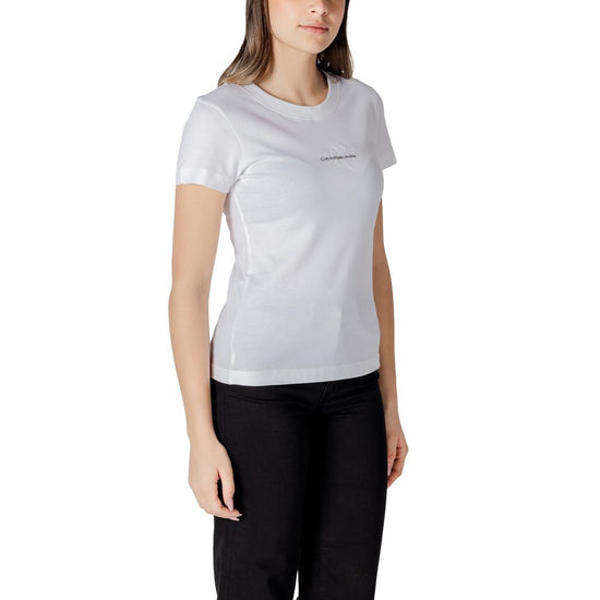 White Cotton Rigenerato Tops & T-Shirt