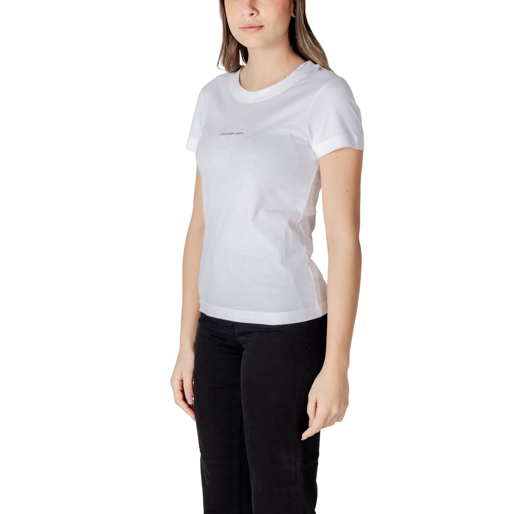 White Cotton Rigenerato Tops & T-Shirt