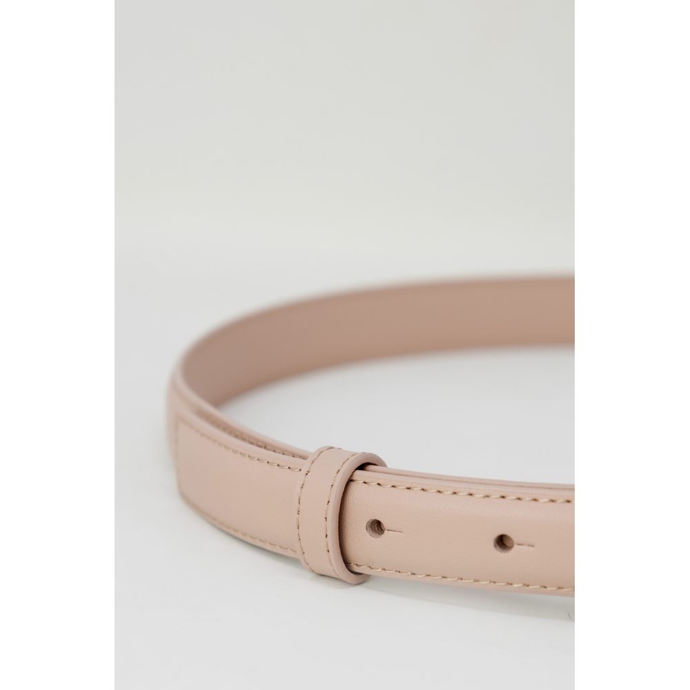 Pink Leather Belt