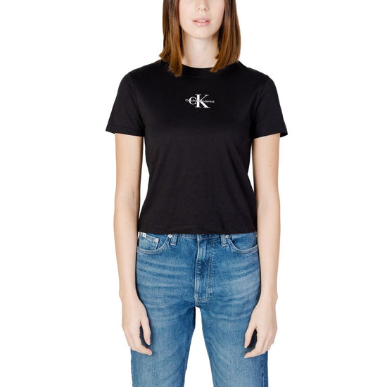 Black Cotton Tops & T-Shirt