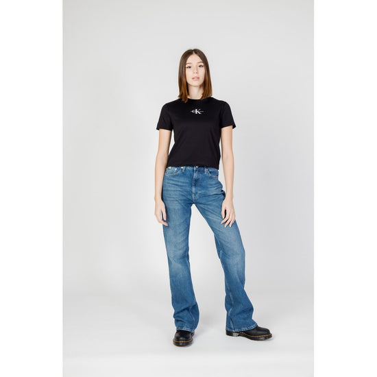 Black Cotton Tops & T-Shirt