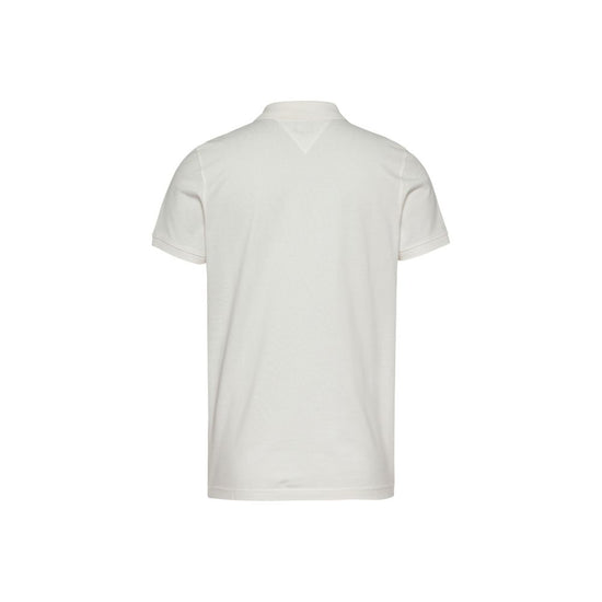 White Cotton Polo Shirt