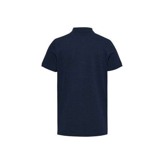 Blue Cotton Polo Shirt