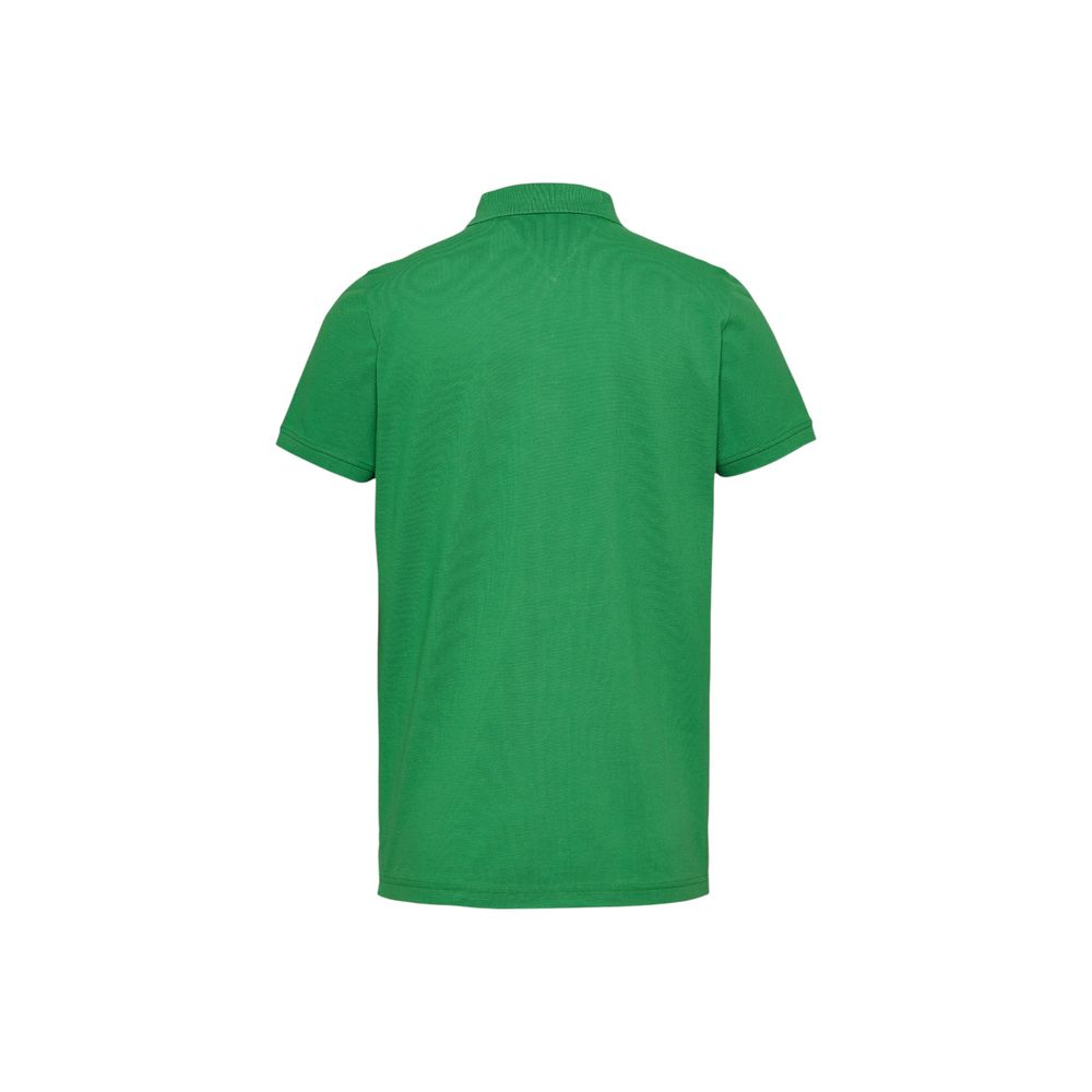 Green Cotton Polo Shirt