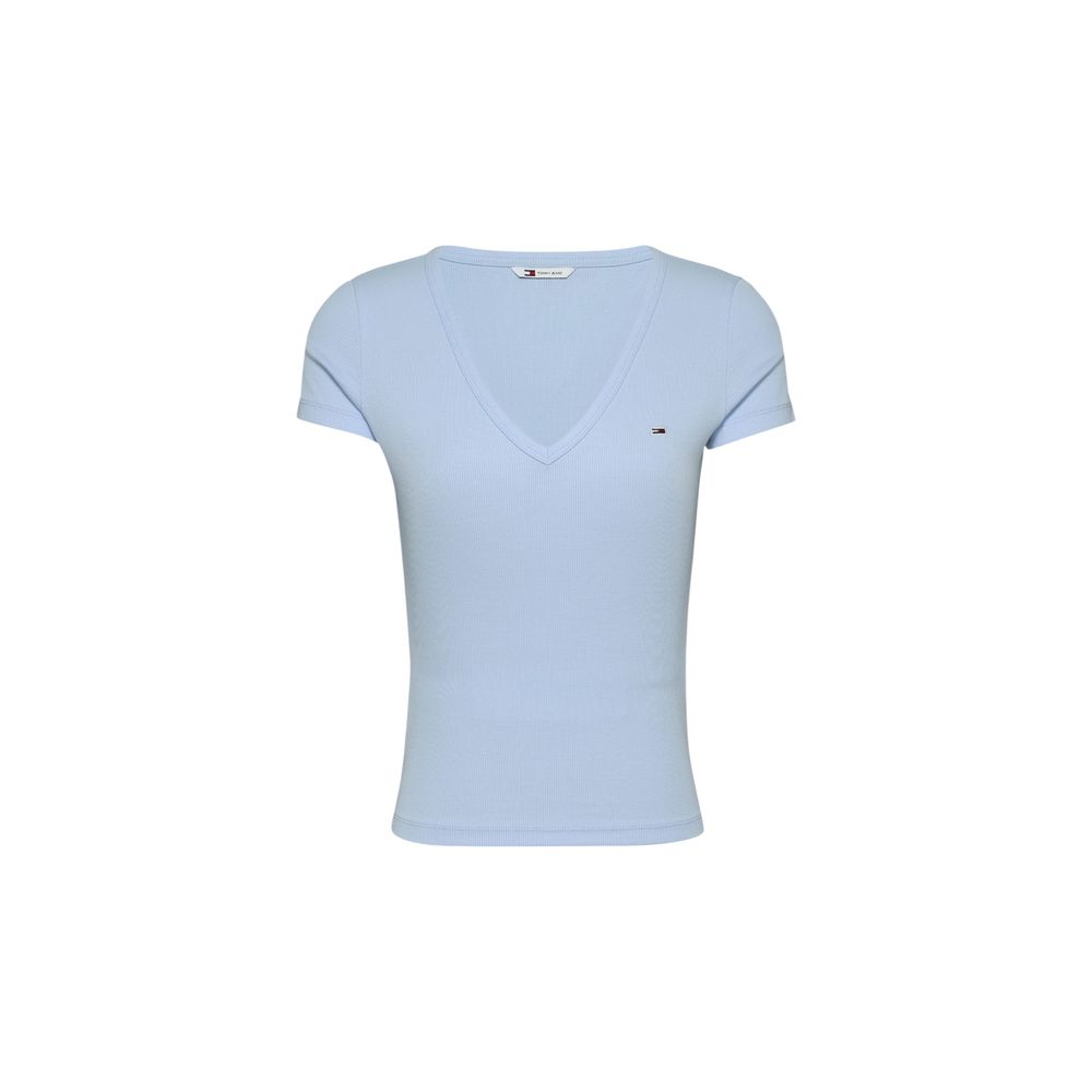 Blue Cotton Rigenerato Tops & T-Shirt