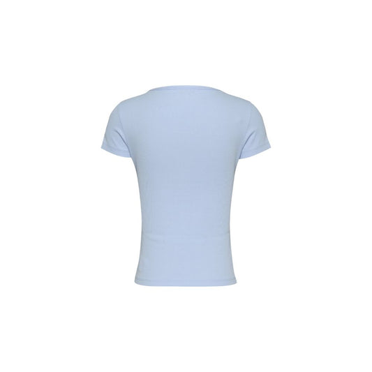 Blue Cotton Rigenerato Tops & T-Shirt