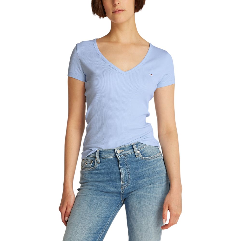 Blue Cotton Rigenerato Tops & T-Shirt