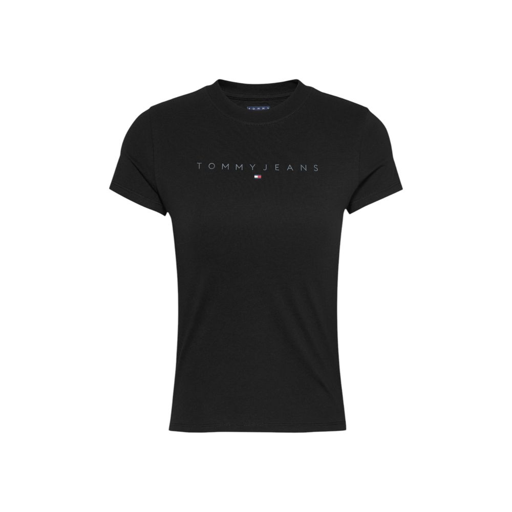 Black Cotton Tops & T-Shirt