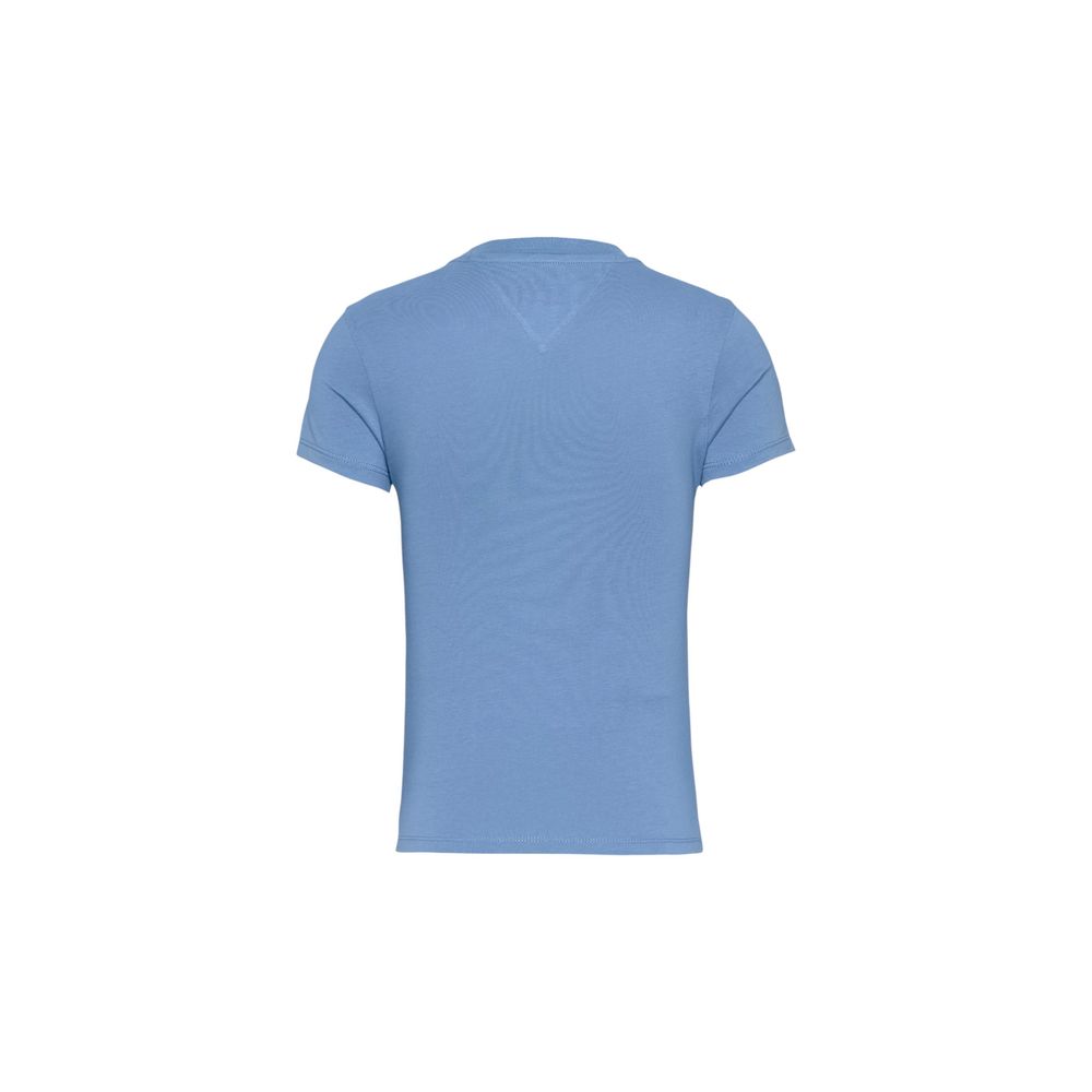 Blue Cotton Tops & T-Shirt