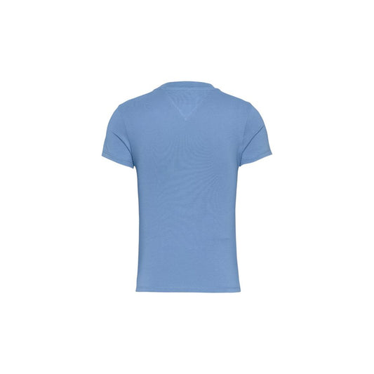 Blue Cotton Tops & T-Shirt