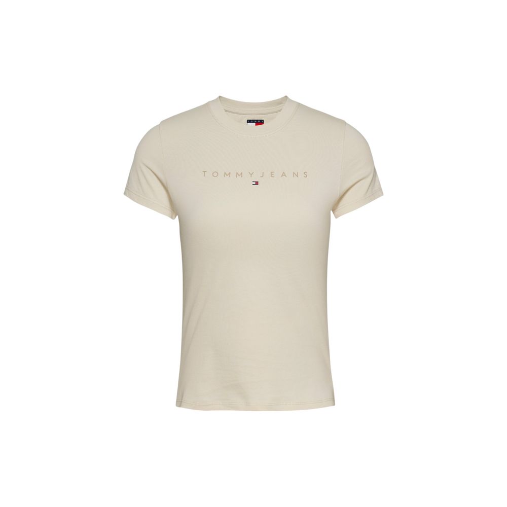 Beige Cotton Tops & T-Shirt