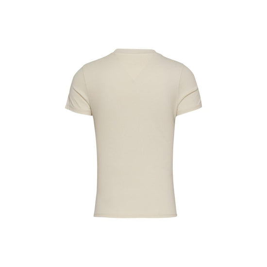 Beige Cotton Tops & T-Shirt