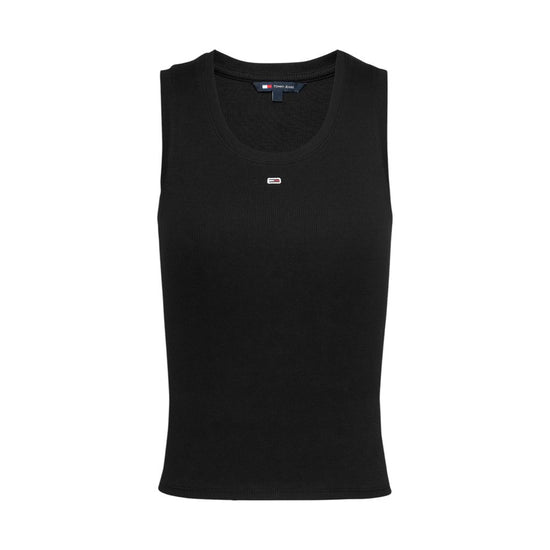 Black Cotton Tops & T-Shirt