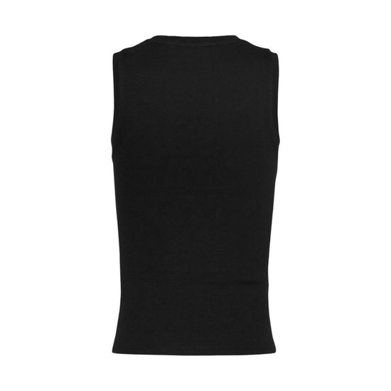 Black Cotton Tops & T-Shirt