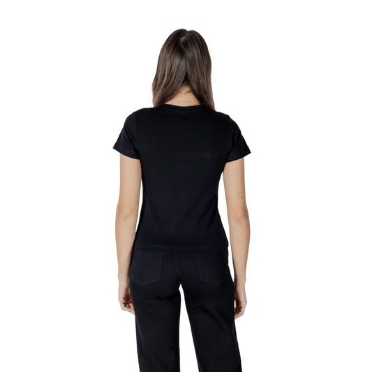 Black Cotton Tops & T-Shirt