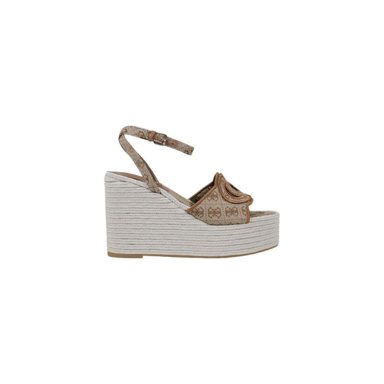 Beige Polyester Sandal