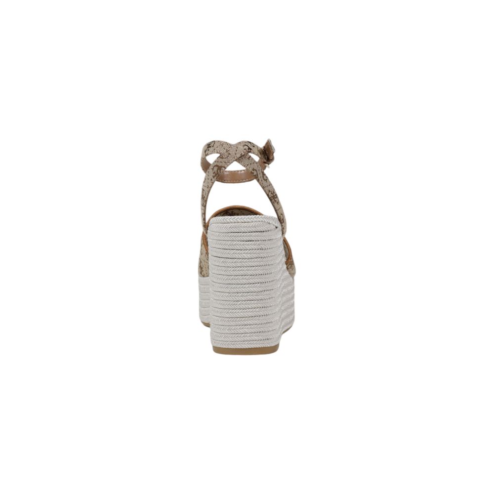 Beige Polyester Sandal