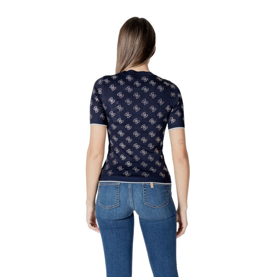 Blue Viscose Tops & T-Shirt