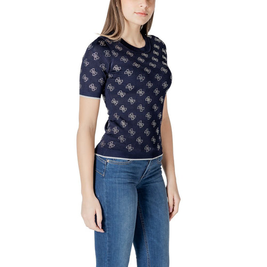 Blue Viscose Tops & T-Shirt