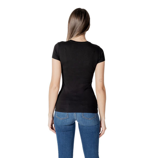 Black Cotton Tops & T-Shirt