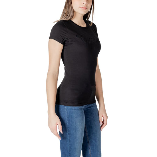 Black Cotton Tops & T-Shirt