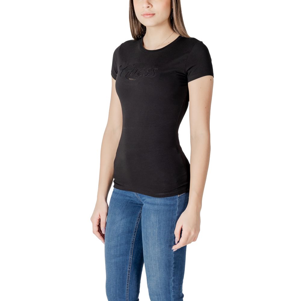 Black Cotton Tops & T-Shirt