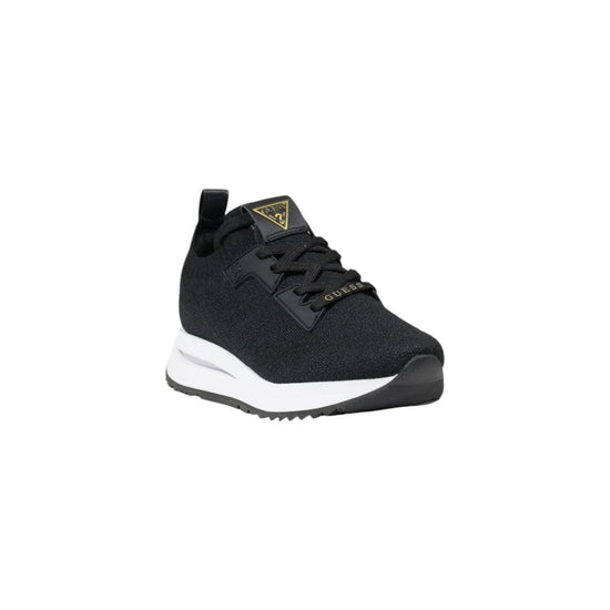 Black Polyester Sneaker