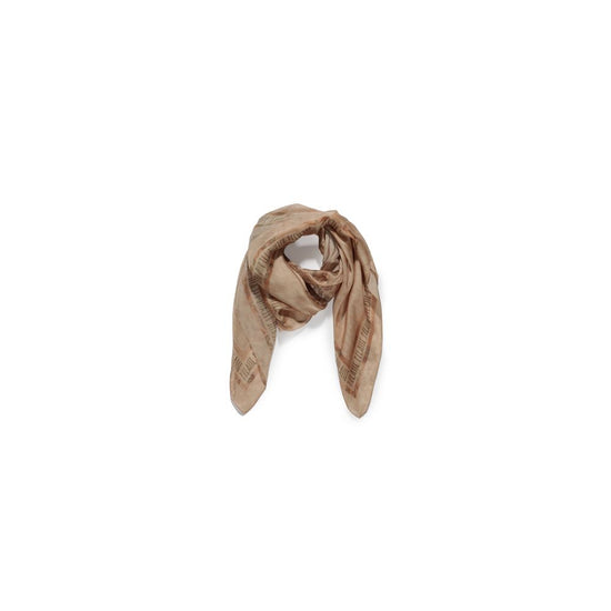 Beige Polyester Scarf