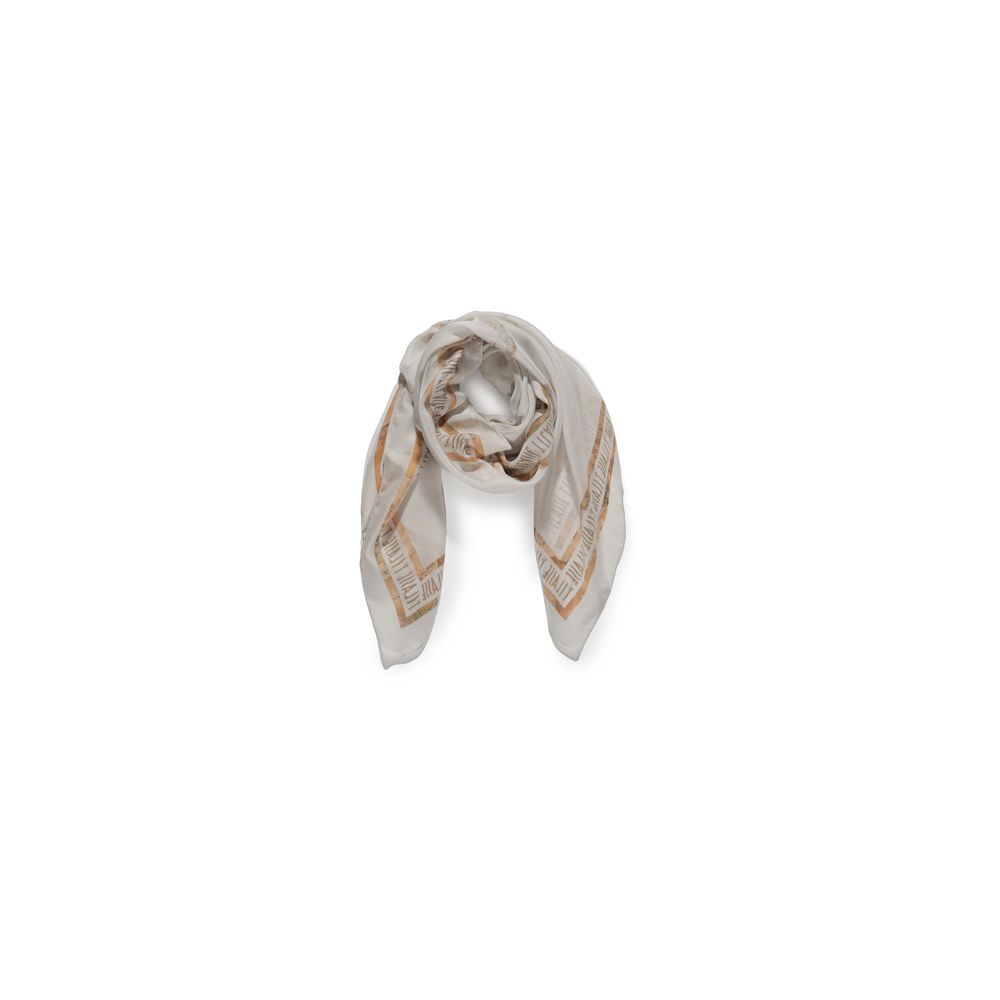 Cream Polyester Scarf