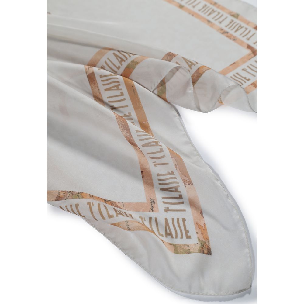 Cream Polyester Scarf