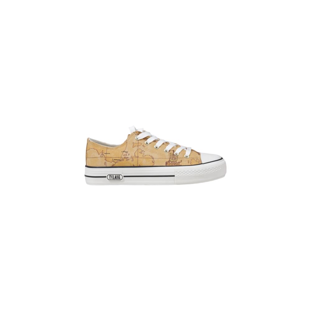 Beige Fabric Sneaker