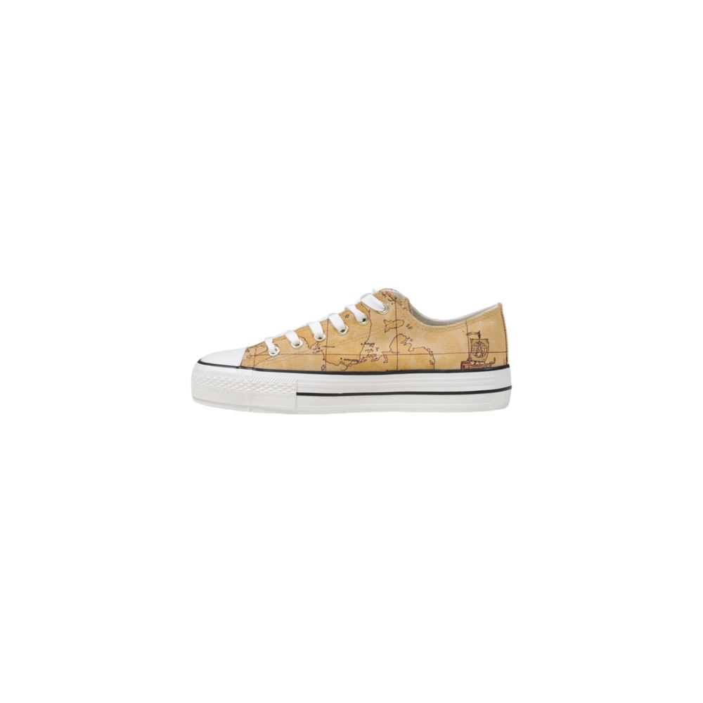 Beige Fabric Sneaker