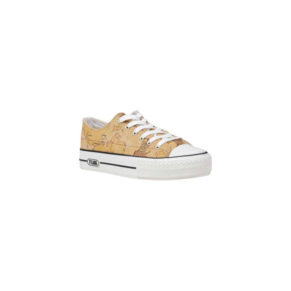 Beige Fabric Sneaker