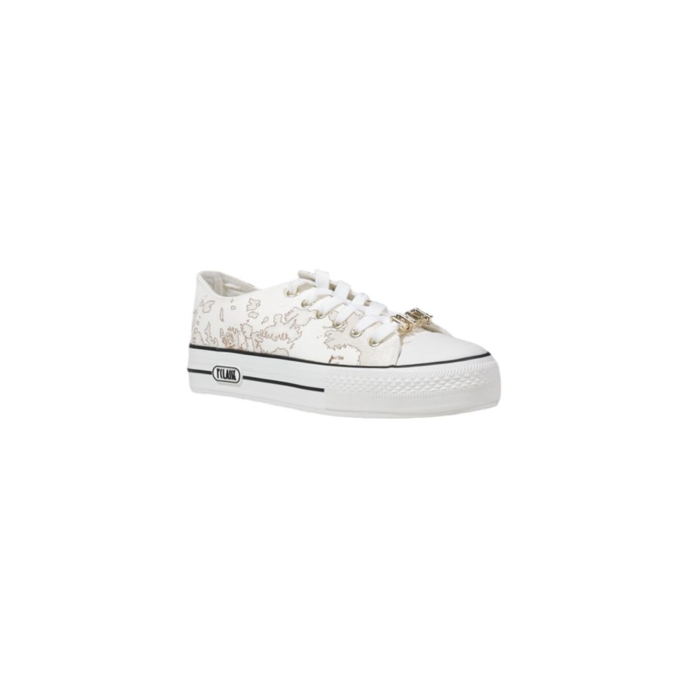 White Fabric Sneaker