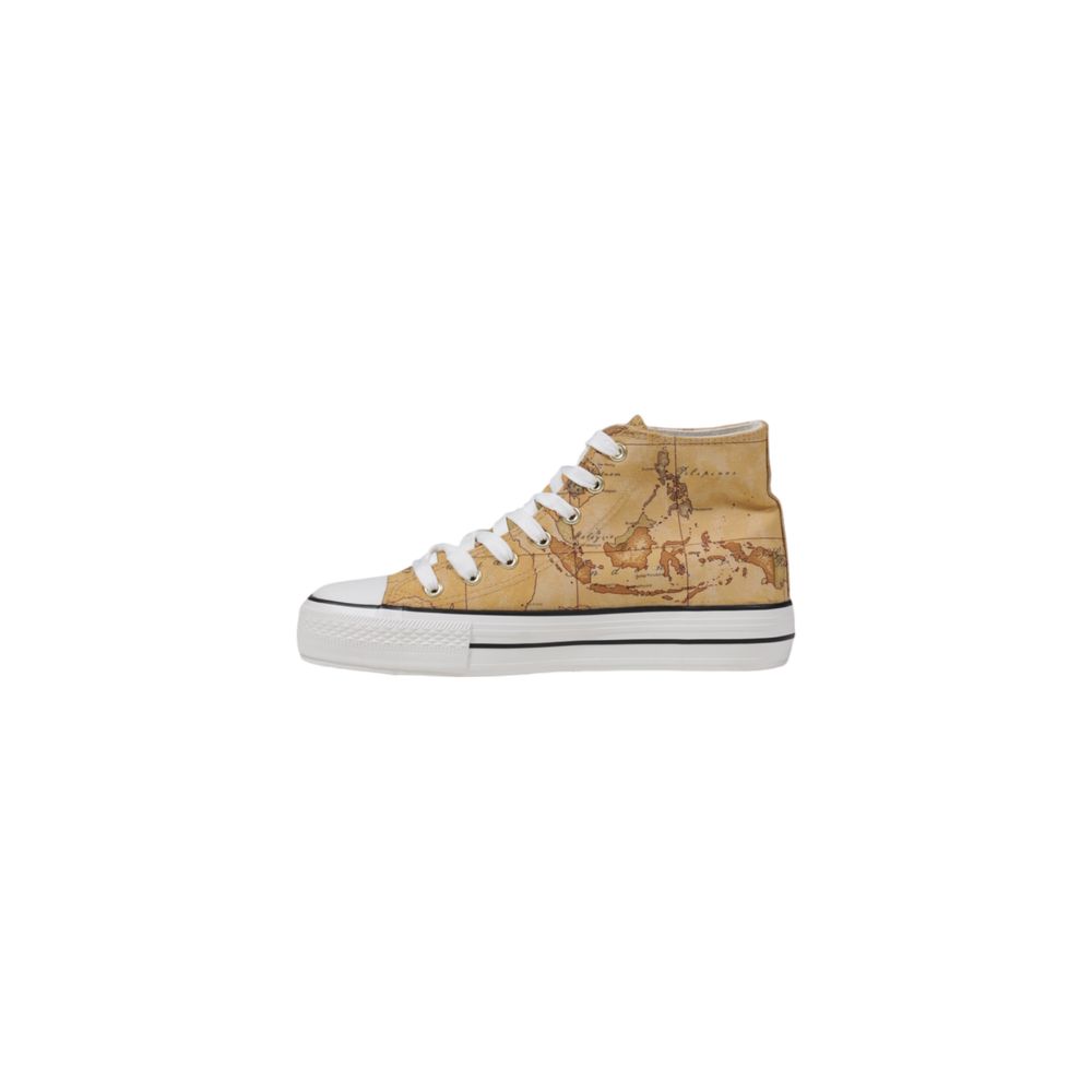 Beige Fabric Sneaker