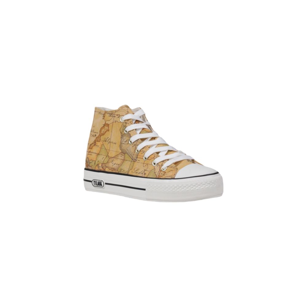 Beige Fabric Sneaker