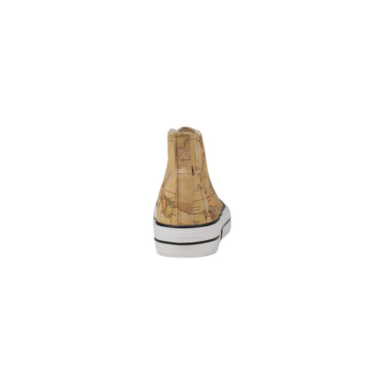 Beige Fabric Sneaker