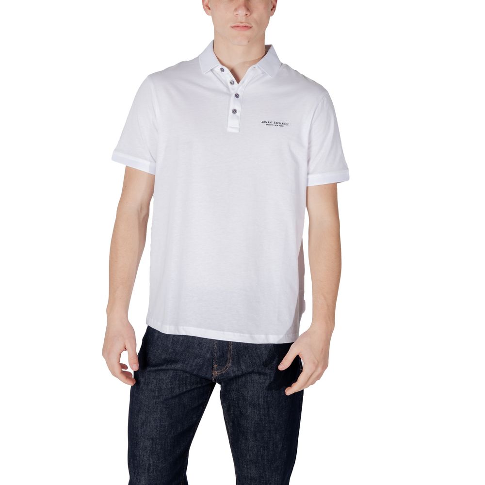 White Cotton Polo Shirt